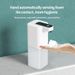 USB Rechargeable Touchless Foaming Hand Soap Dispenser - Sleek White & Blue, Easy-to-Use, Mercury-Free Plastic_voghion.com