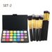 Set di trucco POPFEEL Fashion Makeup 28 colori ombretto opaco perlato color terra 10 pezzi set di trucco combinazione classica_voghion.com