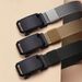 HOT New Automatic Buckle Belt, Canvas Tactical Workwear Casual Outdoor Military Training Pants Belt For Men_voghion.com