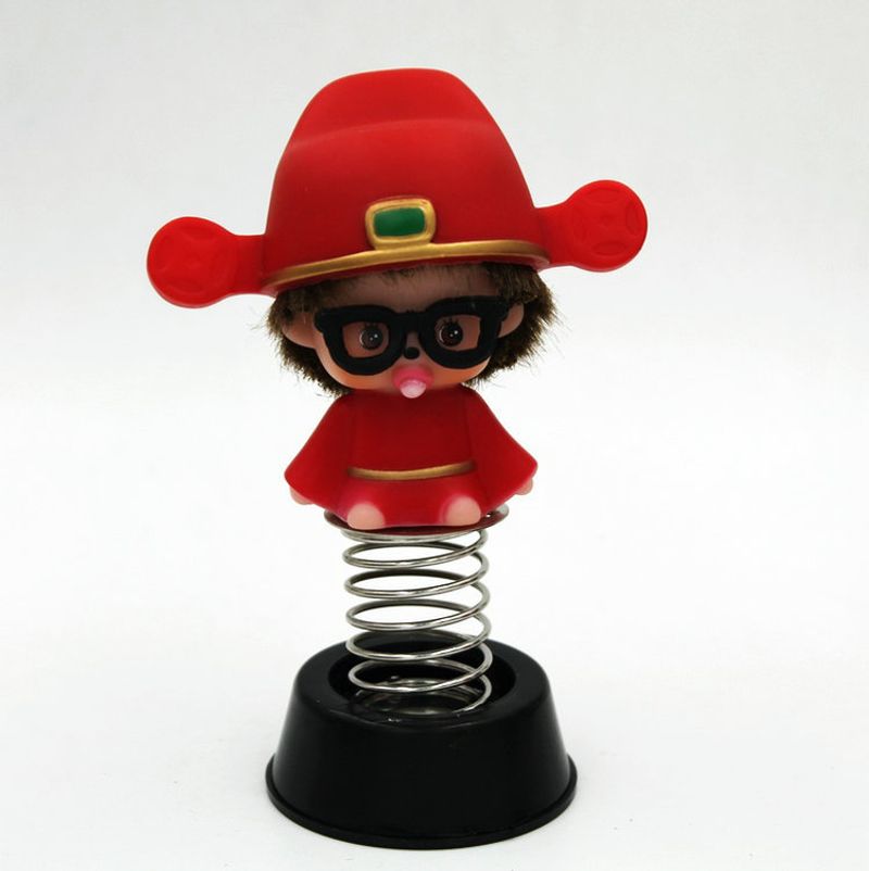 Creative Spring Munchie Fragrance Decoration Cartoon Swing   Car perfume Seat Stick Diamond Gift_voghion.com