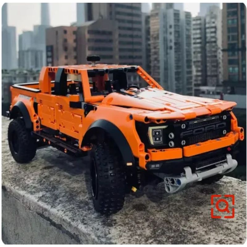 1379 szt. Techniczne 42126 Raptors F-150 Pickup Truck Sportowe klocki budowlane Modele pojazdów wyścigowych Cegły zabawki dla chłopca Prezent dla dziecka_voghion.com