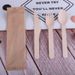 Disposable Wooden Biodegradable Tableware Printed Commercial Hotel Restaurant Birch Wood Spoon Thickened Fork_voghion.com