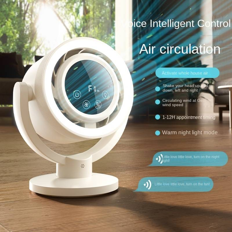 Huaxing Mobile Loop Fan F168 (Bluetooth-spraakbesturing) in het voertuig_voghion.com