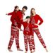 Warm Christmas Family Pajamas Set Cotton Loungewear For Parents And Children Winter Holiday_voghion.com