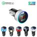 Dual USB Car 3.1A QZ.0 LED Digital Fast Charging Charger Auto Cigarette Lighter Adapter 12V 24V For IPhone Xiaomi_voghion.com