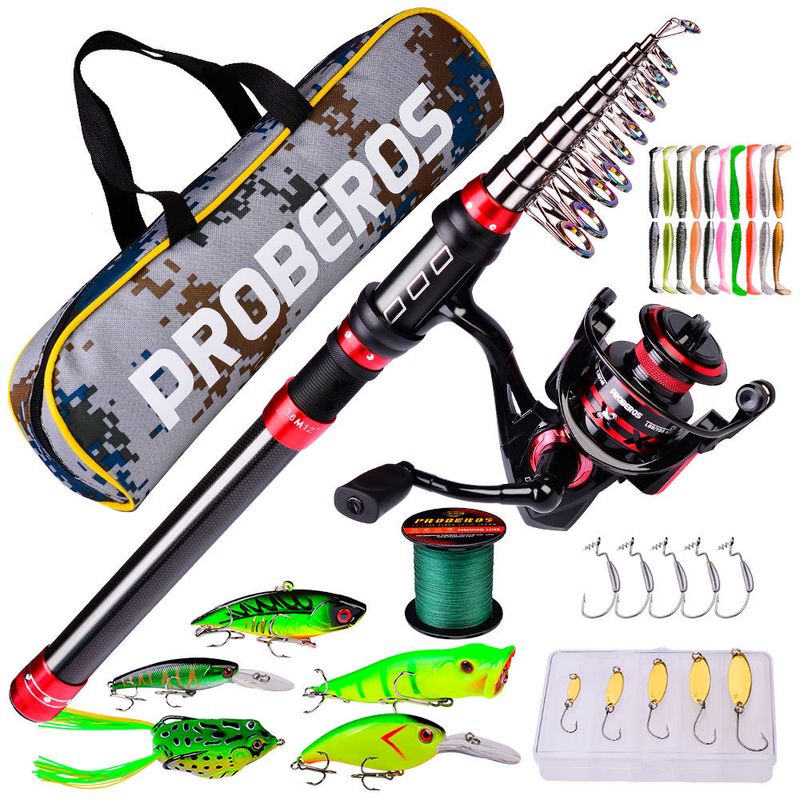 Rod Combo Casting Rod Lure Suit Long Distance Casting Sea Fishing Rod Fishing Gear Bag Fishing Line Combination_voghion.com