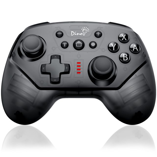 Kabelloser Gamecontroller für Switch/Switch Lite/Switch OLED-Konsole Pro Gamepads Joystick mit LED-Hintergrundbeleuchtung Turbo-Vibration_voghion.com