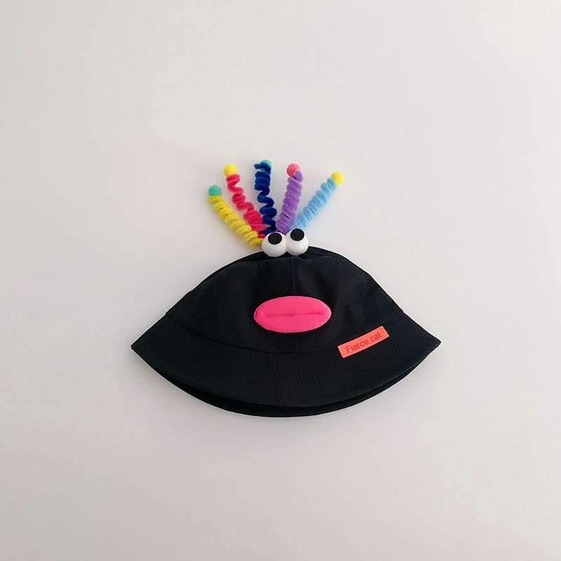 Unisex Children's hats Cartoon shade baby sunscreen bowl hat Baby fisherman hat_voghion.com