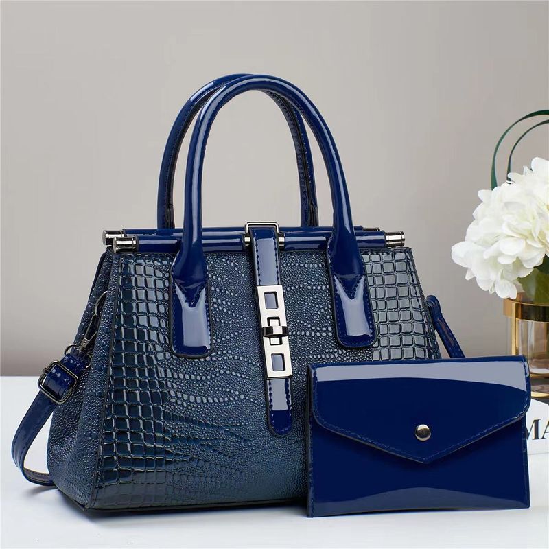 Damentaschen 3-teiliges Set Mode Mutter-Kind-Tasche Trendy Damentasche Hochwertige Schultertasche Umhängetasche_voghion.com