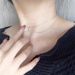 High-Value Double-Layer Circle For Women, Niche Design Choker, Imple Ins Tyle, Minimalist Clavicle Chain Necklace_voghion.com