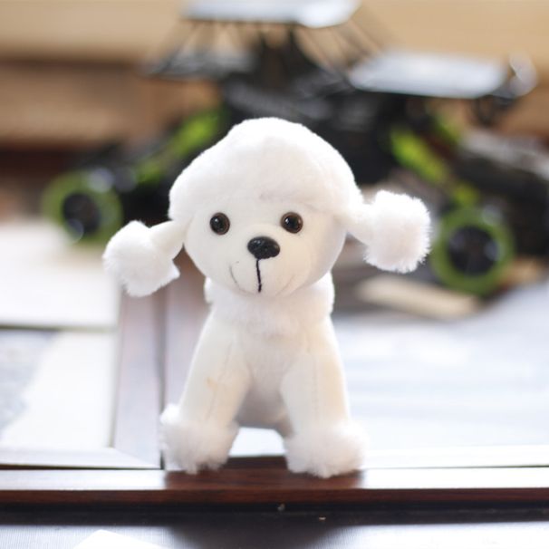 Keychain Plush Poodle Adorable Soft Stuffed Dog Accessory For And Bags Keys_voghion.com