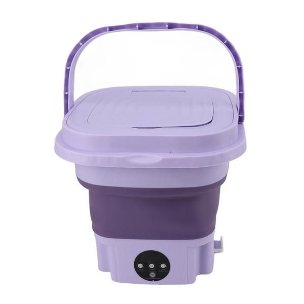 11L Portable Washing Machine Small Washer Foldable Washer And Spin Dryer_voghion.com