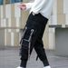 Men's Clothing Spring And Autumn Hip Hop Overalls For Men Trendy Cuffs With Multiple Pockets Loose Student All Match Harem Pants_voghion.com