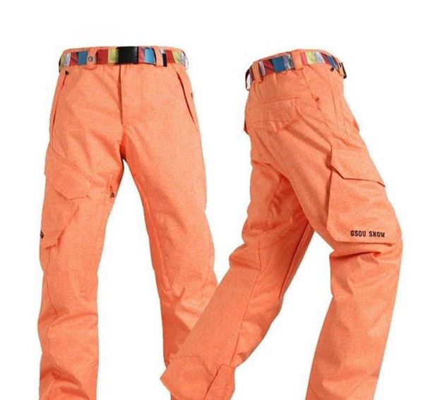 Men's Insulated Ski Pants – Waterproof & Windproof Snowboarding Pants With Thick Padding For Extreme Cold (Multiple Colors)_voghion.com