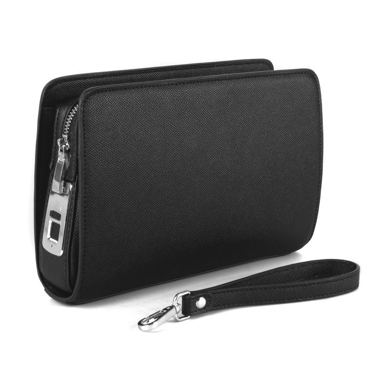 Herrentaschen FIPOLOCK Herren-Fingerabdrucktaschen Smart Fingerprint Clutch Herren-Anti-Diebstahl-Handtaschen_voghion.com