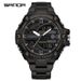 Men's Multifunctional Digital Analog Watch With Stainless Steel Band, Waterproof, Alarm, Calendar & Luminous Display Sports Men's Watch_voghion.com