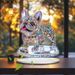 Móveis para casa Elegante Bulldog Francês Cristal Acrílico Decoração de Mesa com Suporte para Escritório e Casa_voghion.com