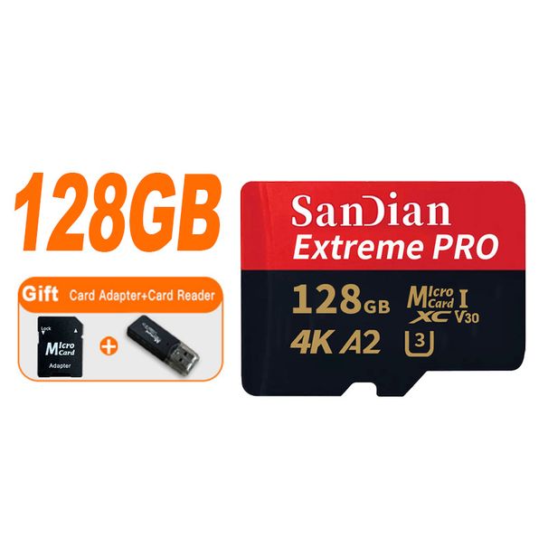 Carte mémoire Micro SD d'origine 128 Go 256 Go Classe 10 haute vitesse U3 4K 512 Go TF Flash 1 To pour smartphone, appareil photo et drone_voghion.com