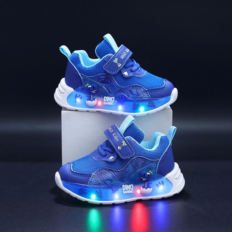 Scarpe luminose in rete di nuovo stile 2025, scarpe sportive casual, scarpe luminose per ragazzi, comode, traspiranti e leggere_voghion.com