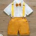 Kid's Clothing New Spring and Summer Boys Shirt + Shorts Set Gentleman Holiday Style Short Sleeve Shorts Two piece Set_voghion.com
