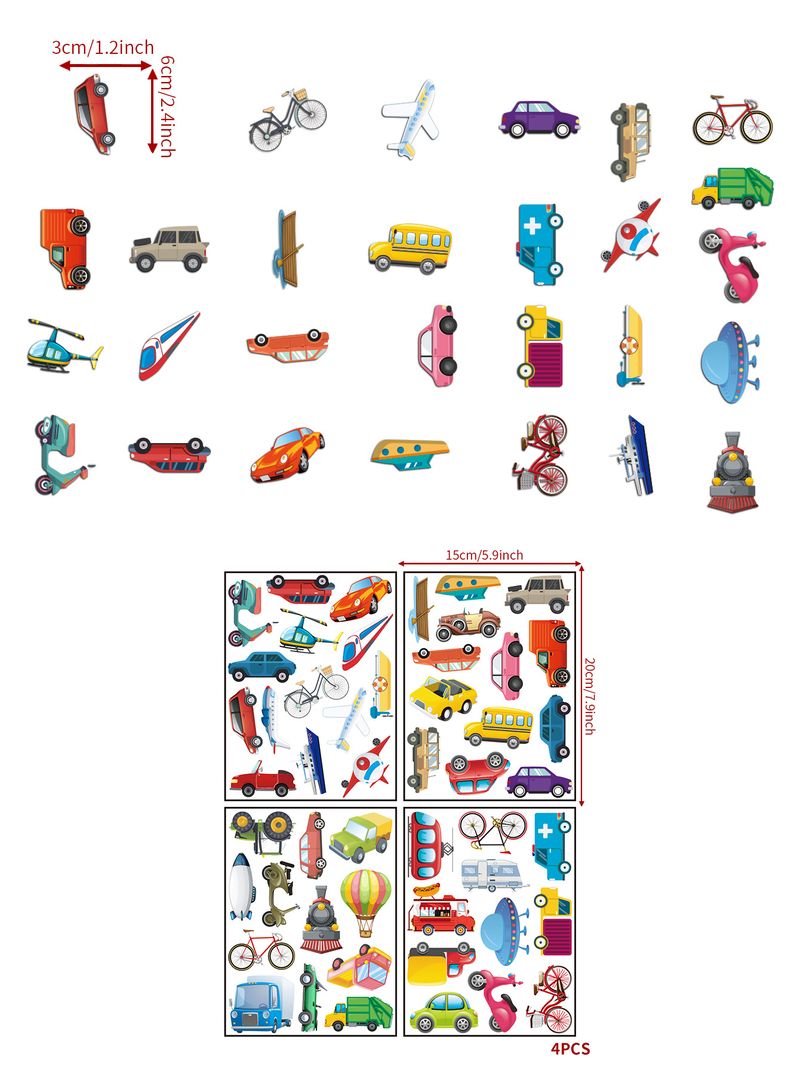 35 kleine Kinder Cartoon Tier DIY LGS Gepäck wasserdichte Wandaufkleber_voghion.com