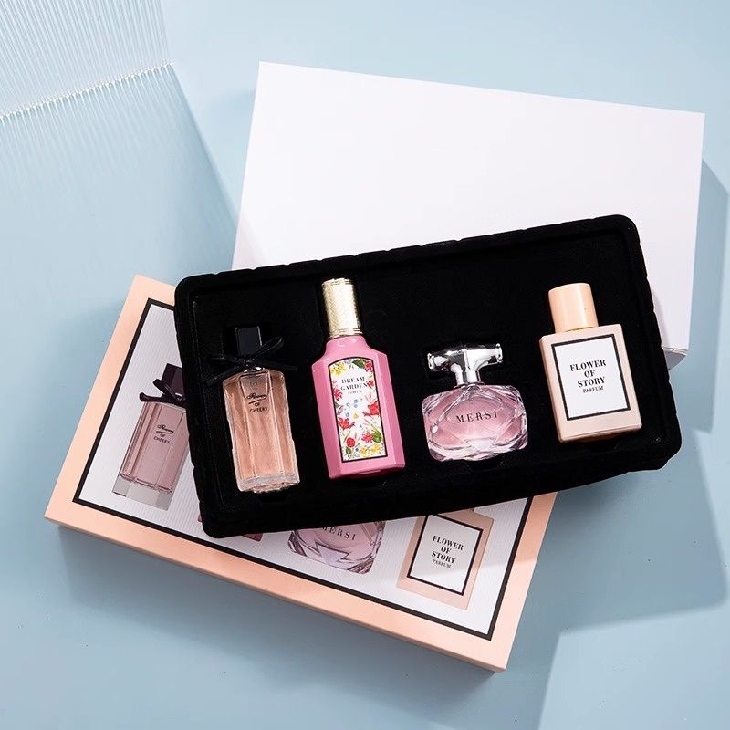 4 bottiglie Profumo di fragranza floreale Odore di fiori Regalo per compleanno Natale San Valentino Festa della mamma_voghion.com