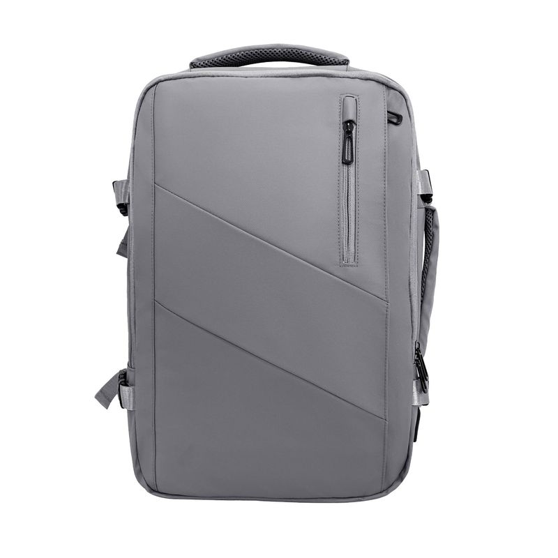 Large Capacity Solid Color Multi-layer Men's And Women's Laptop Bag Backpack Student Backpack_voghion.com