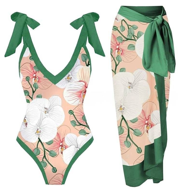 Sexy Retro-Badeanzug mit Netzrock – Schlankmachendes, hoch tailliertes Badekleid für Damen (verstellbare Träger und Bauchkontrolle)​​_voghion.com