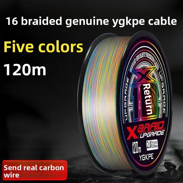 Canne da pesca in mare principale YGKPE colorate a 16 fili, speciali per lanci lunghi, fluide, con forte forza di trazione, resistenti all'usura,_voghion.com