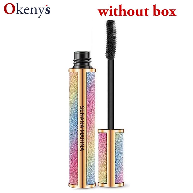 Marina Mascara SENANA Vivid Galaxy 4D Mascara Fibra di seta Ciglia Mascara allungante spesso Ciglia lunghe nere_voghion.com