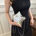 Acrylic shiny five pointed star box, mini change key, lipstick, party hand, crossbody_voghion.com
