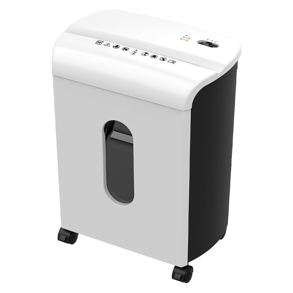 Woolsche Paper Shredder, P-4 Security Level,12-Sheet Cross Cut With 4.76-Gallon Pull Out Bin, Shred Paper And Credit Card/CD For Office Use_voghion.com