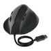 Ergonomic Vertical Wireless Mouse With 2.4G+Bluetooth, Type-C Charging, 1600DPI, 4-Way Scroll, Silent Click For PC/Laptop (Black/Gray/Red/Green/Blue)_voghion.com