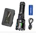 New Cannon Outdoor Ultra Bright Long Range Telescopic Portable White Laser Rechargeable Tactical Flashlight_voghion.com