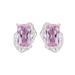 High-Value Pink Zircon Ear Piercing For Women 2025 New Niche High-End Sleep-Friendly No-Remove Earrings Studs_voghion.com