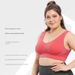 Reggiseno sportivo da allenamento taglie forti, top da allenamento per donna, supporto elevato, taglie grandi, traspirante, bella schiena arricciata, maglia cava, per corsa e yoga_voghion.com