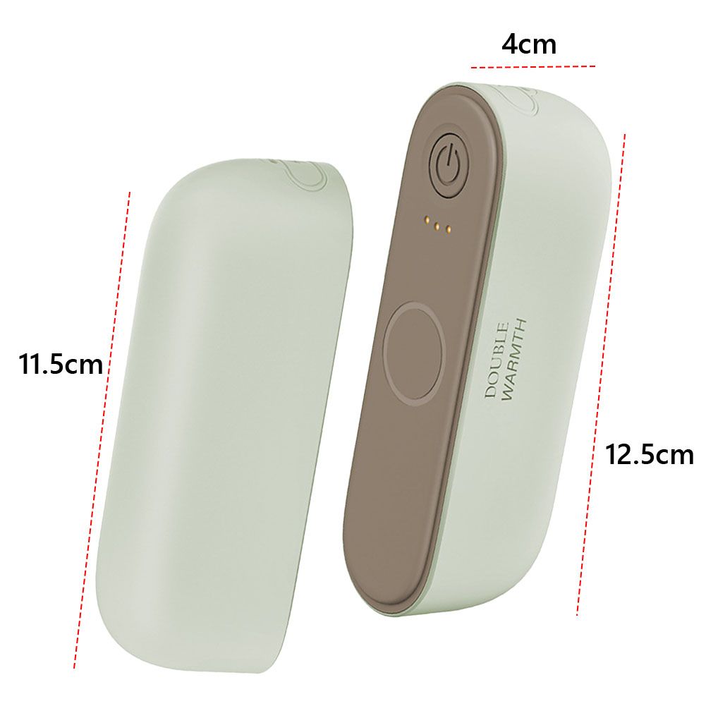 Scaldamani elettrico magnetico 2 in 1, 3 impostazioni di temperatura, mini scaldamani tascabile diviso per donne, uomini e bambini_voghion.com