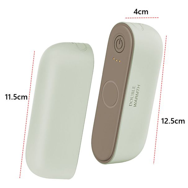 Scaldamani elettrico magnetico 2 in 1, 3 impostazioni di temperatura, mini scaldamani tascabile diviso per donne, uomini e bambini_voghion.com