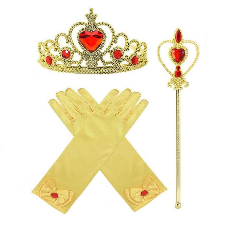 Mother & Kids Halloween Princess Girls Dress Puff Sleeve Skirt_voghion.com