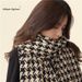 Sciarpa a griglia Thousand Bird 2024 con atmosfera coreana, calore invernale da donna, stile pigro Ins, sottocollo_voghion.com