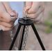 Treppiede in lega di alluminio per esterni, portatile, per falò, campeggio, barbecue, supporto pieghevole per pentola sospesa_voghion.com