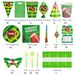 Rugby themed birthday party venue decoration props, disposable paper cups, plates, tableware sets, supplies_voghion.com