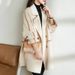 Women's Clothing new woolen coat women's fashion raglan sleeve double breasted temperament suit collar wool coat_voghion.com