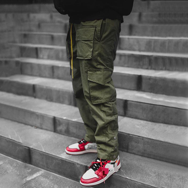 Men's Cargo Pants With Multiple Pockets – Stylish Workwear & Casual Pants For Streetwear & Outdoor (Breathable & Durable) – Trendy Fashion For Men​_voghion.com