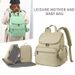 Nowa, stylowa i lekka torba dla mamy, łatwa w podróży - modna i uniwersalna, przenośna torba na pieluchy dla mam w podróży._voghion.com