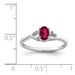 Sterling Silver Rhodium-plated Created Ruby Ring_voghion.com
