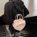 Women's Heart-Shaped Handbag 2025 Fall/Winter New Bow-Tie White Crossbody Bag Minimalist Shoulder Bag_voghion.com