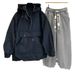 Men's Clothing Hooded Jacket Suit Men Ins Trendy Work Wear Splicing Design Windbreaker Long Sleeved Top With Loose_voghion.com