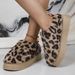Women's Ankle Boots Low-top Leopard Spot With Thick Soles Shoes_voghion.com
