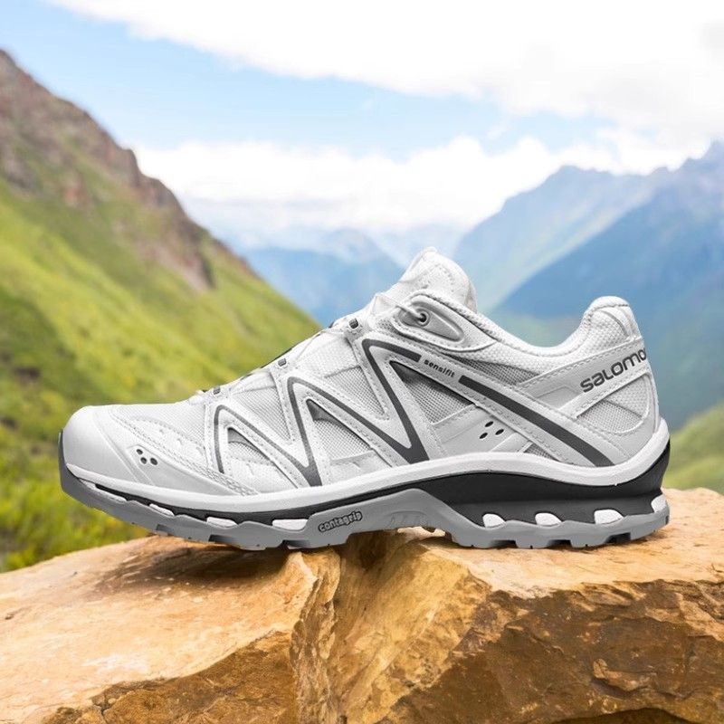 XT-Quest White Men's And Women's Four Seasons Waterproof Sports Hiking Running Shoes_voghion.com